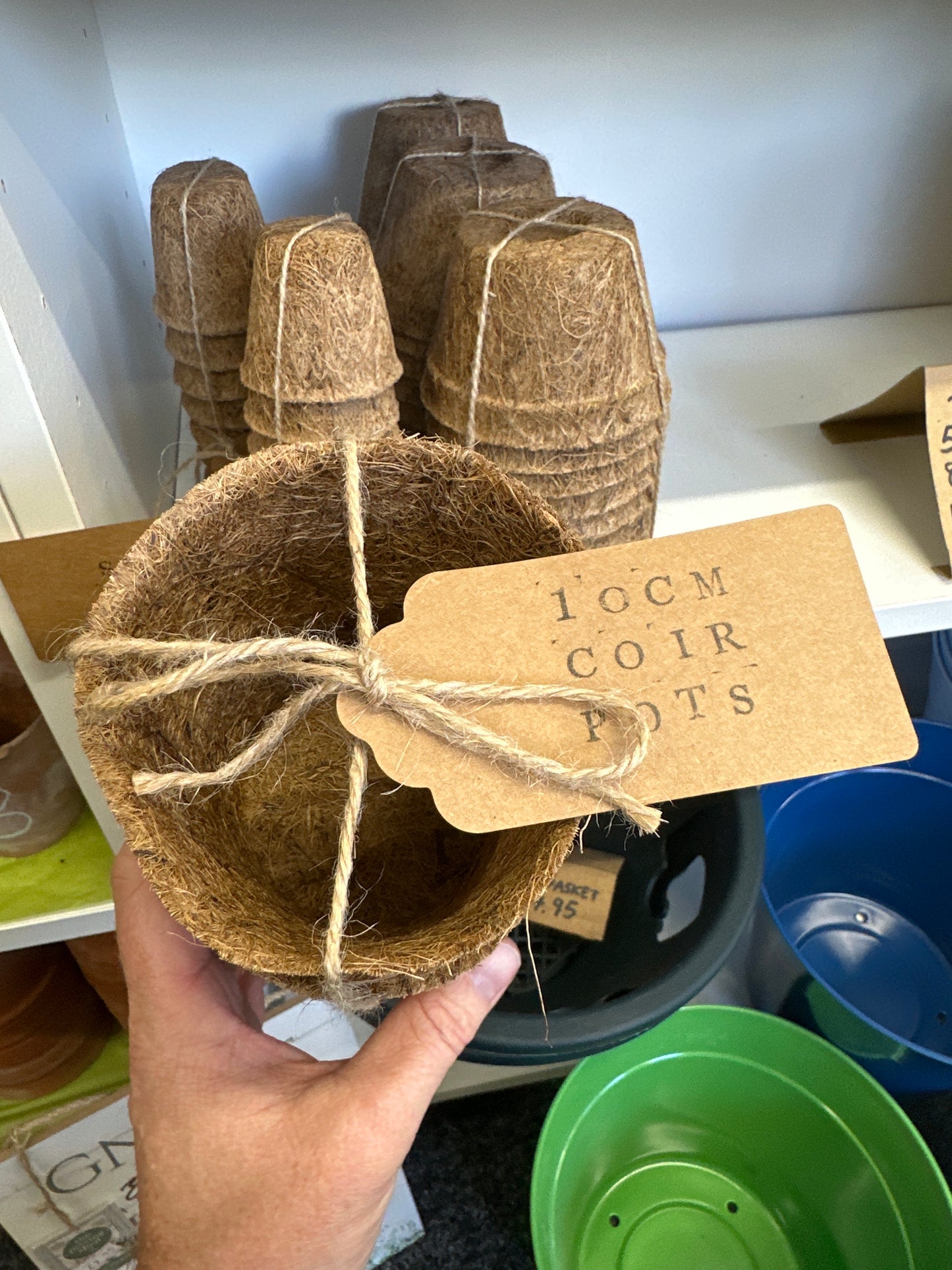 Coir Pots - 10cm (5 pack)