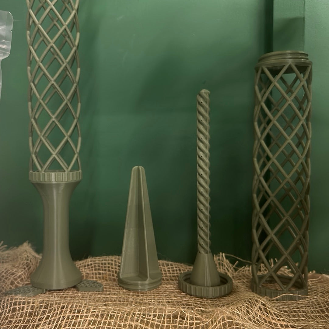 ‘3D Printed Moss Poles’