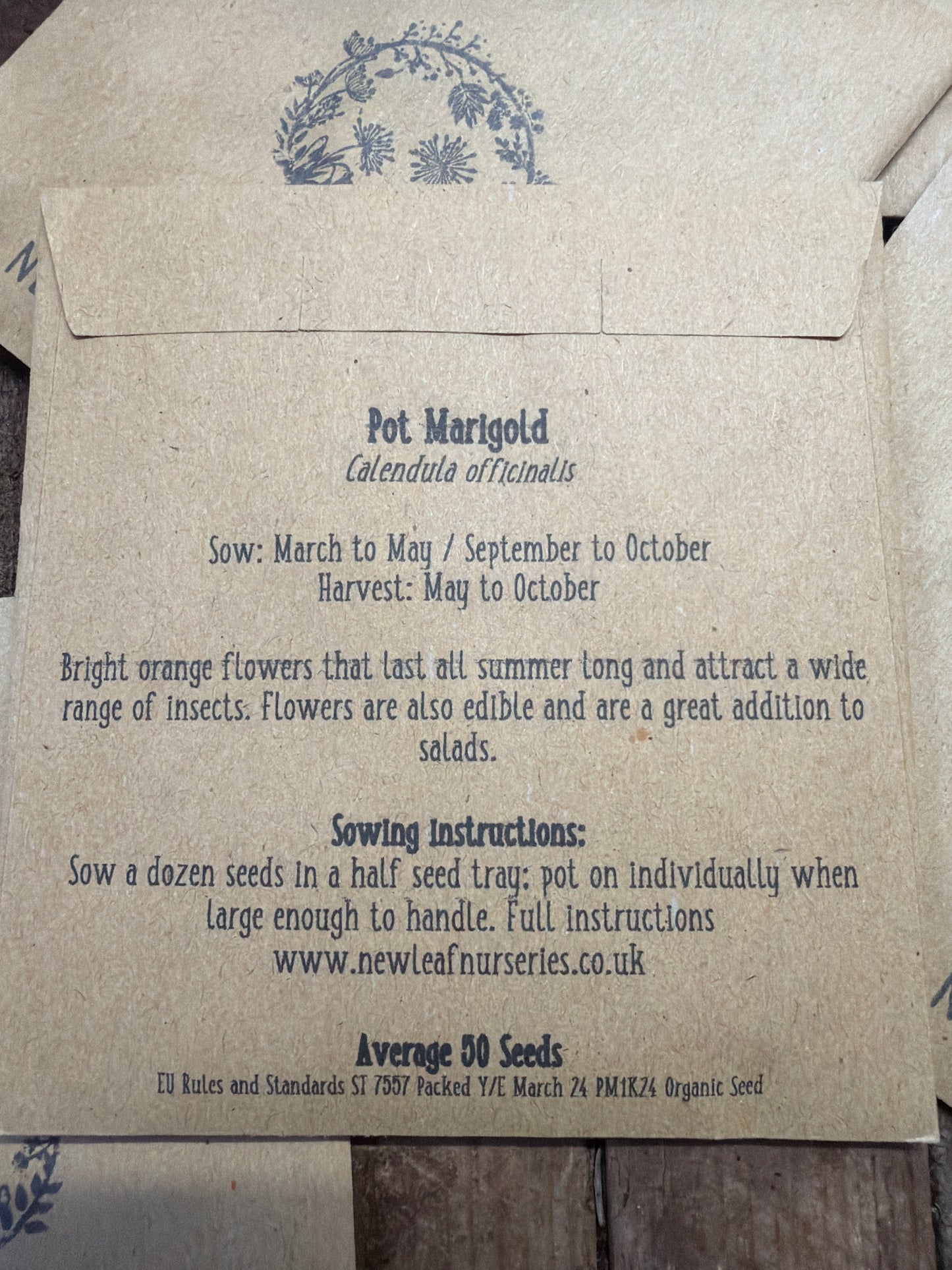 Seed Packs - New Leaf Nurseries (North Wales)