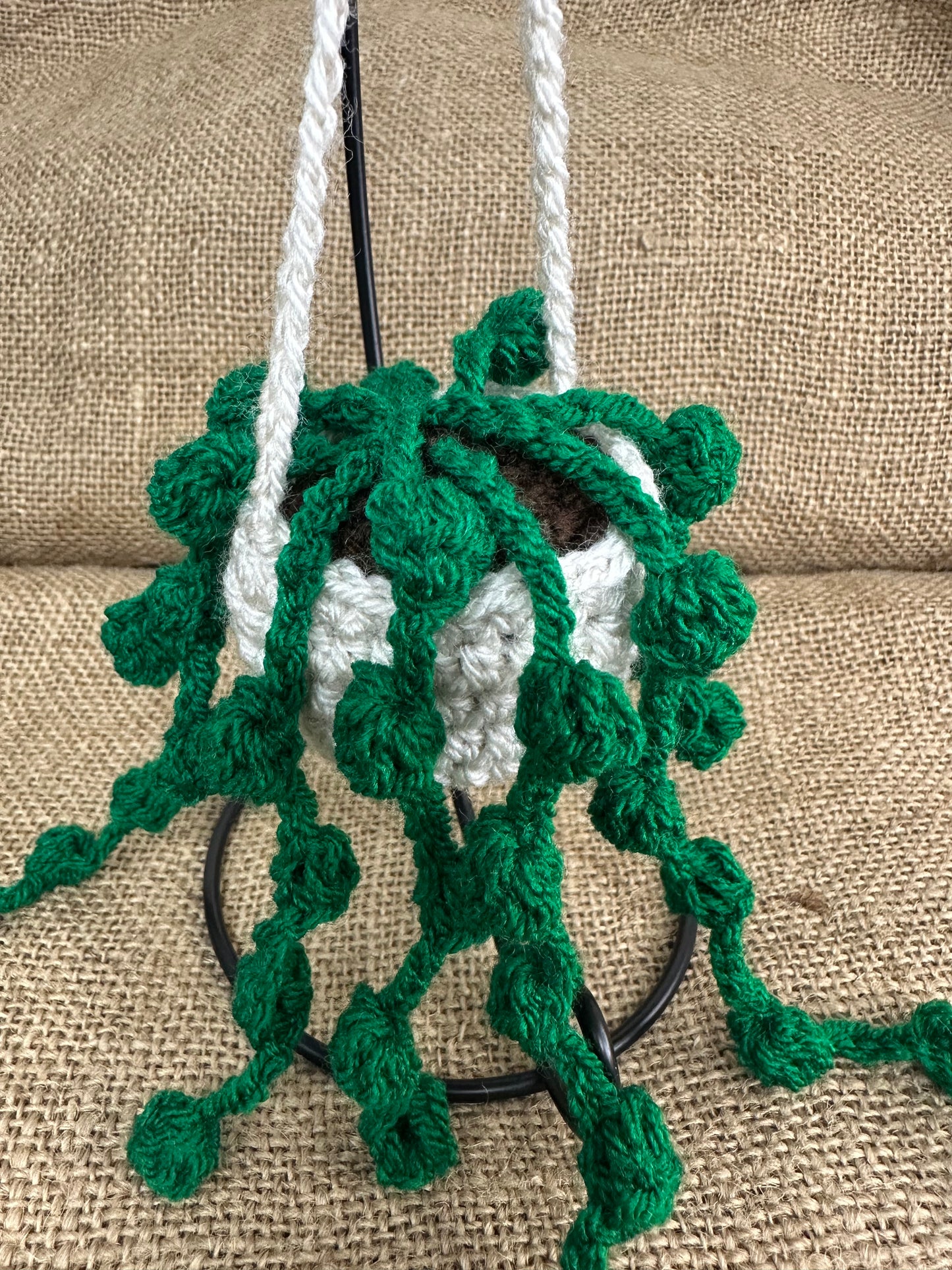 Crochet Hanging Plant