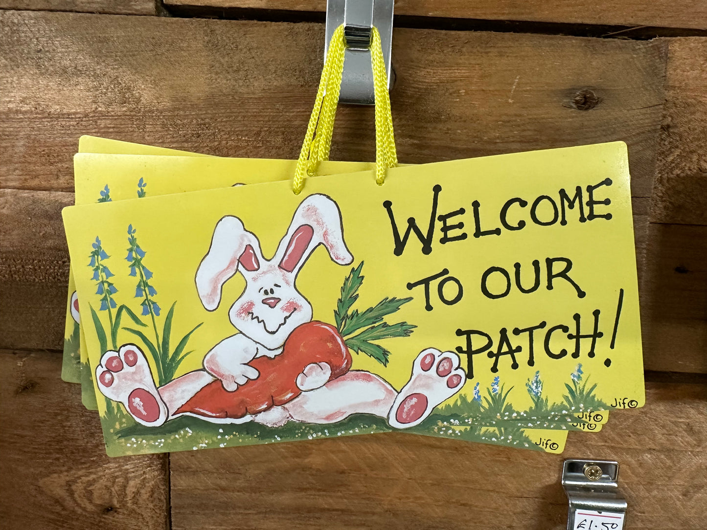 ‘Our Patch’ Hanging Sign