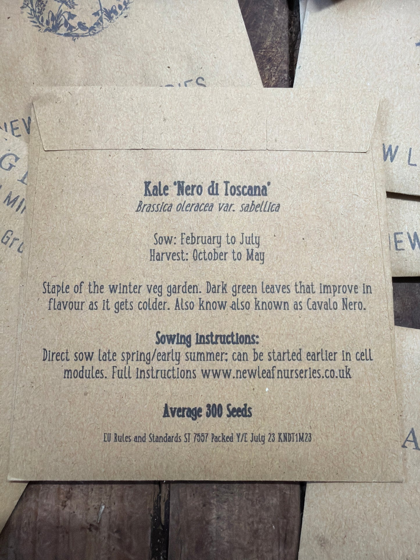 Seed Packs - New Leaf Nurseries (North Wales)