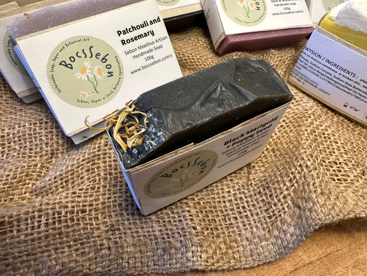 Black Marigold & Poppy Seed Soap