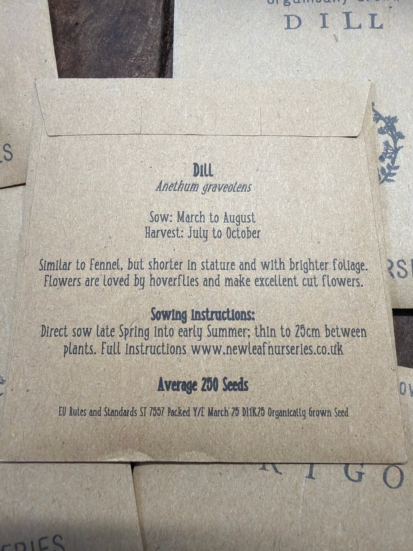 Seed Packs - New Leaf Nurseries (North Wales)