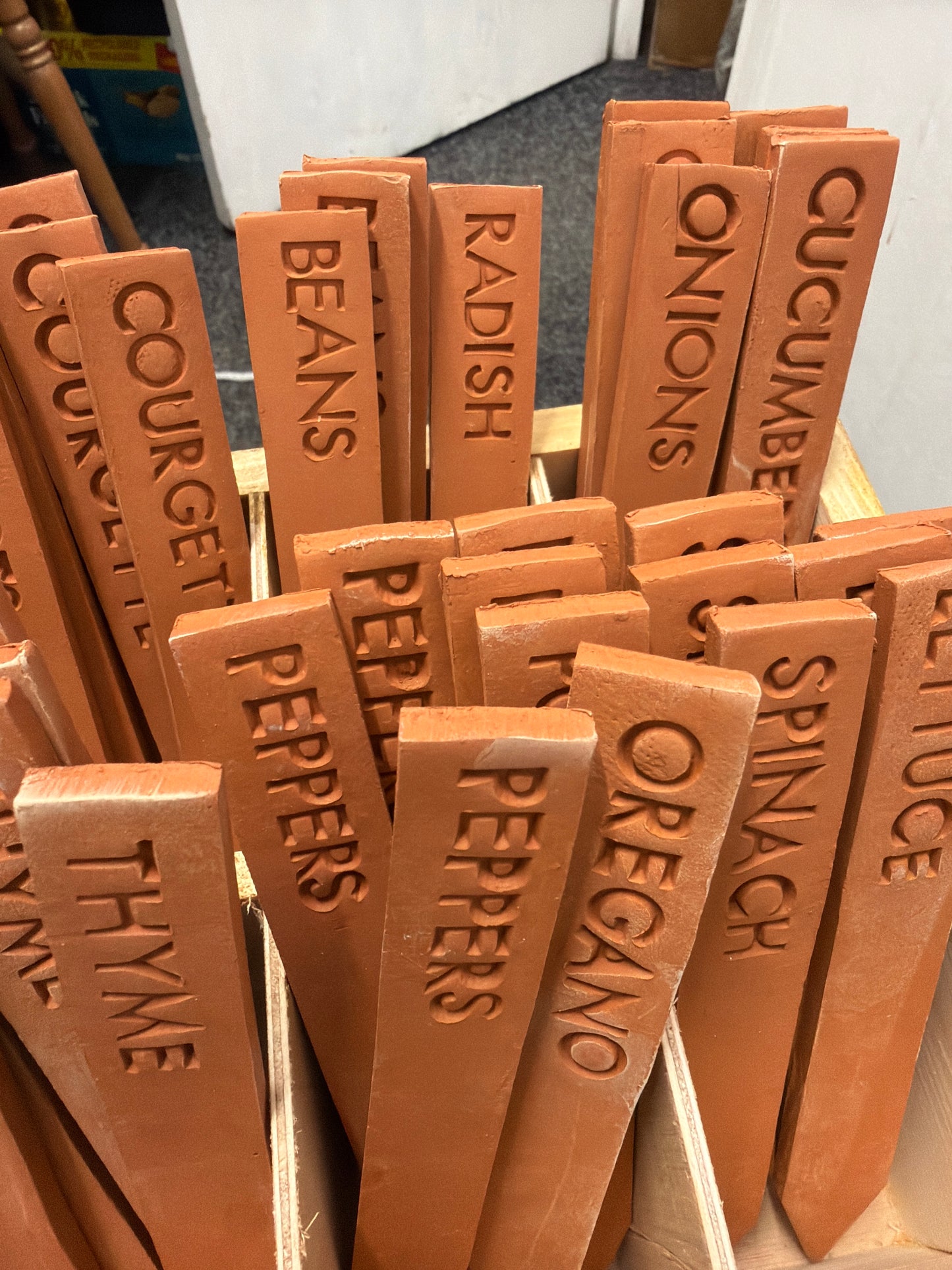 Terracotta Markers - Handmade in Flintshire