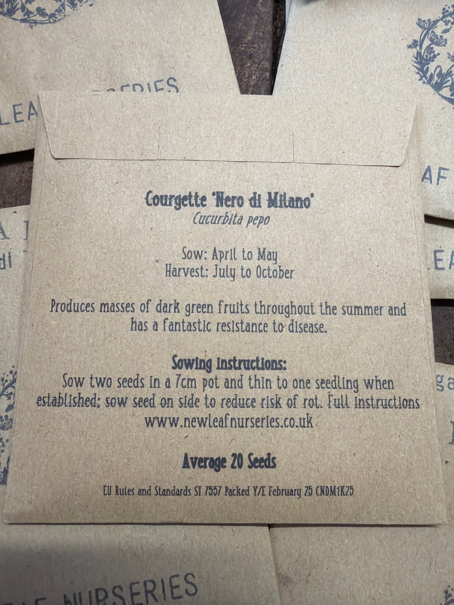 Seed Packs - New Leaf Nurseries (North Wales)