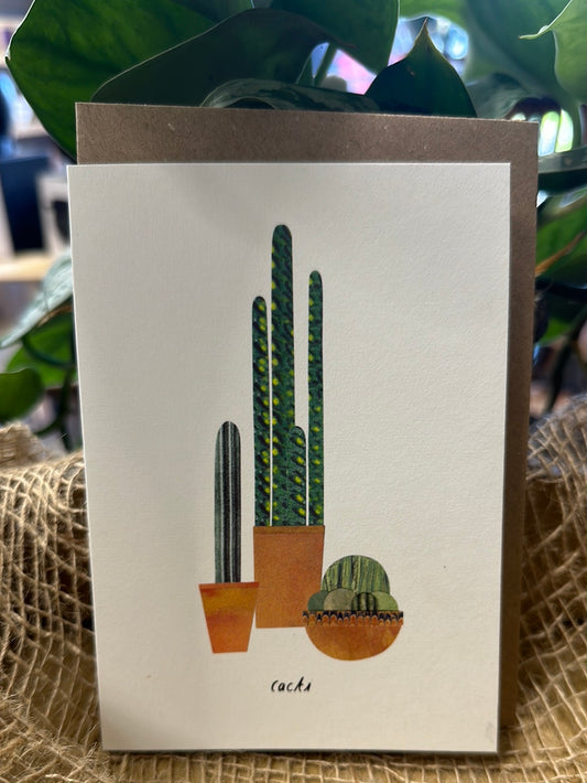 ‘Cacti’ Greetings Card