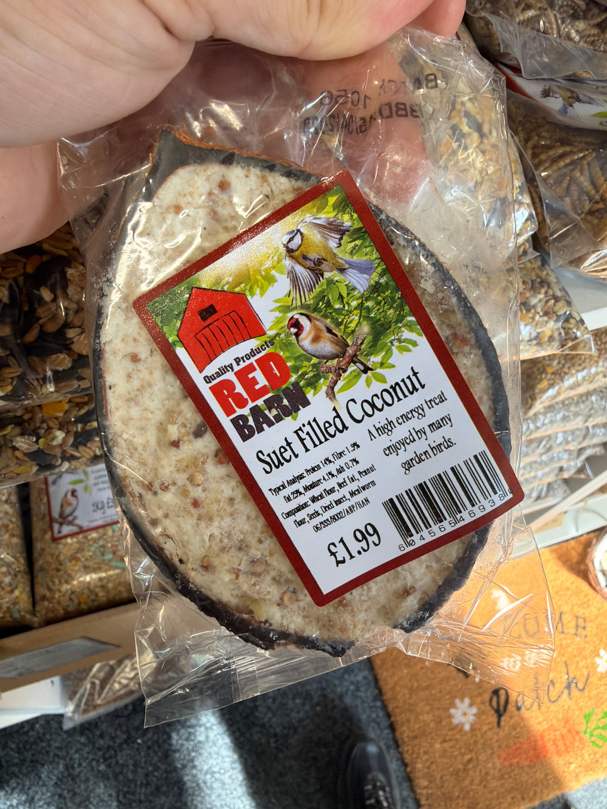 Suet Filled Coconut