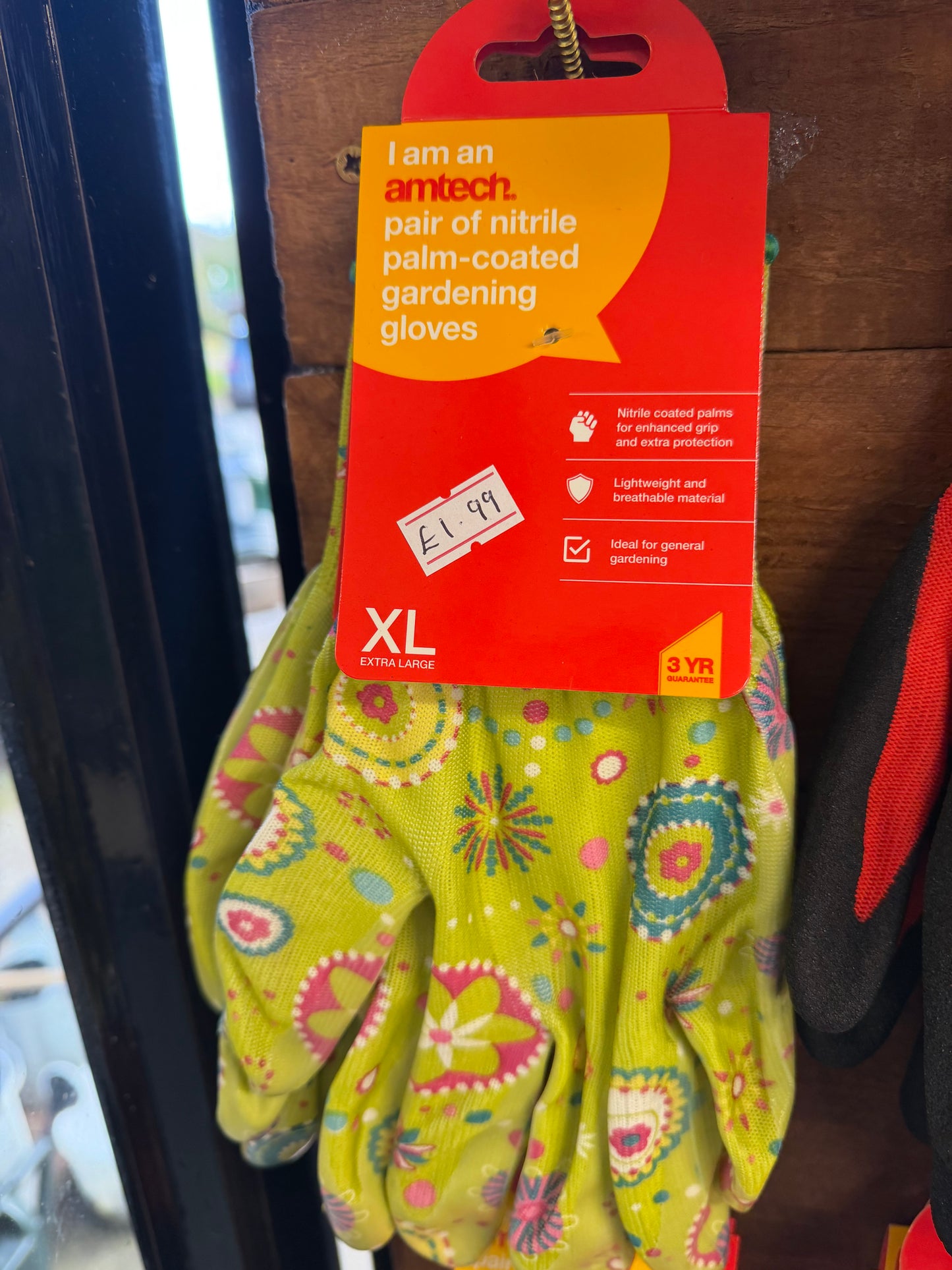Nitrile Palm-Coated Gardening Gloves