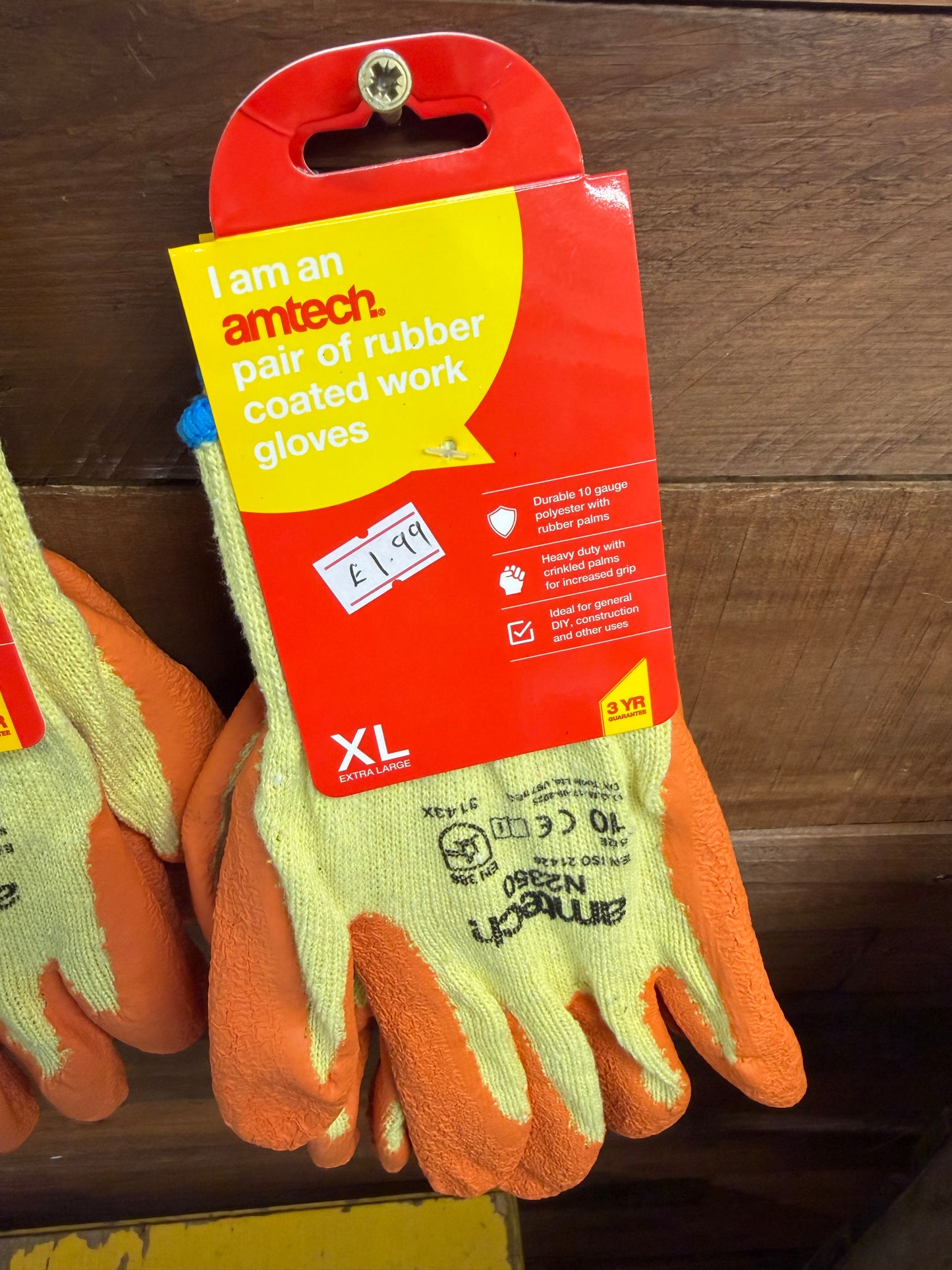 Rubber Coated Work Gloves