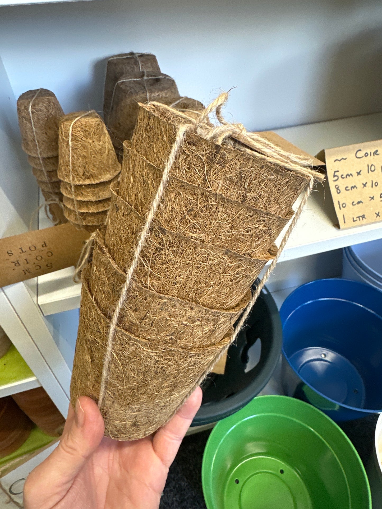 Coir Pots - 10cm (5 pack)