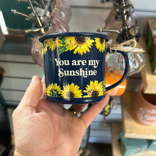 ‘You are my Sunshine’ Enamel Mug