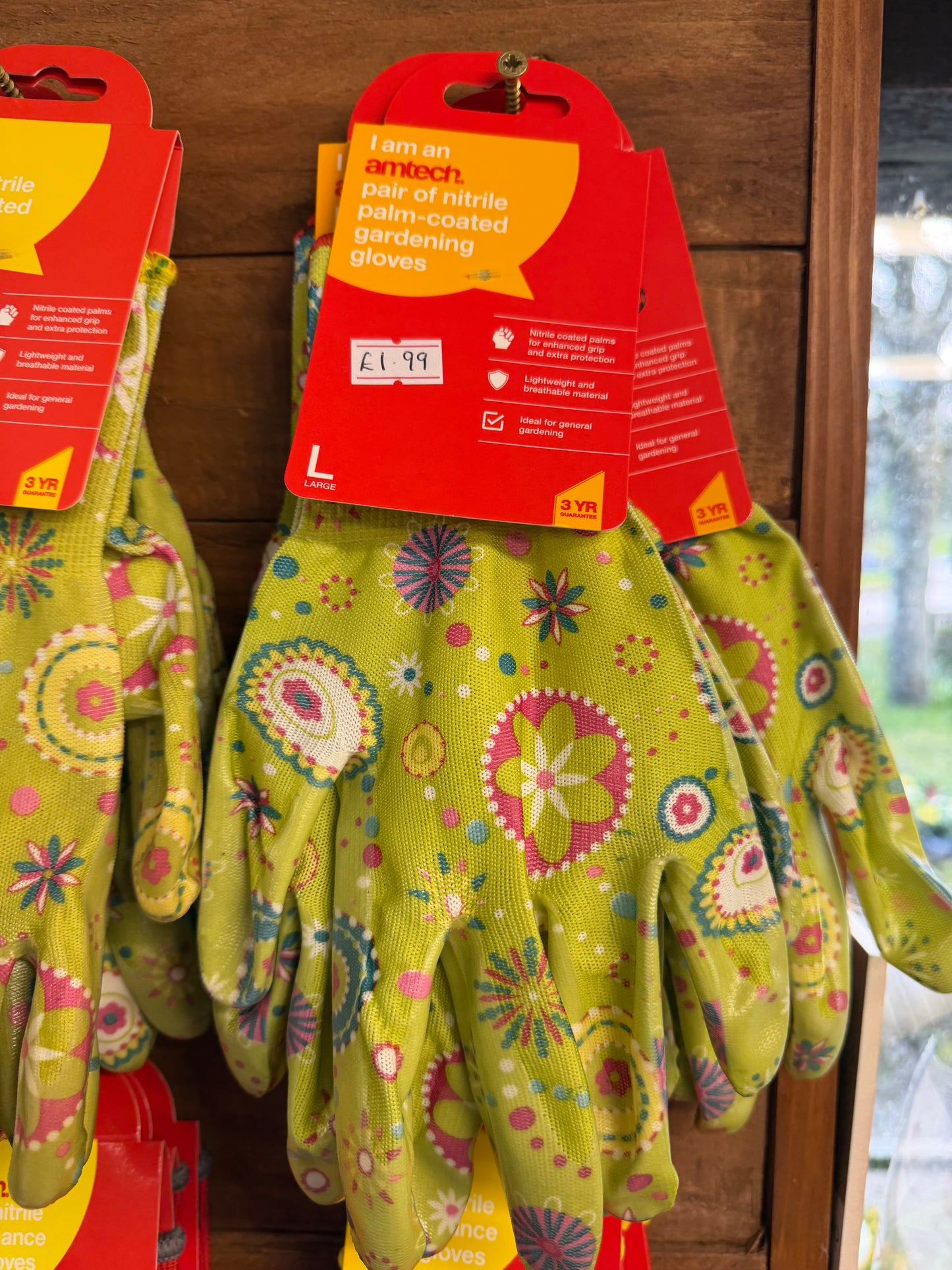 Nitrile Palm-Coated Gardening Gloves