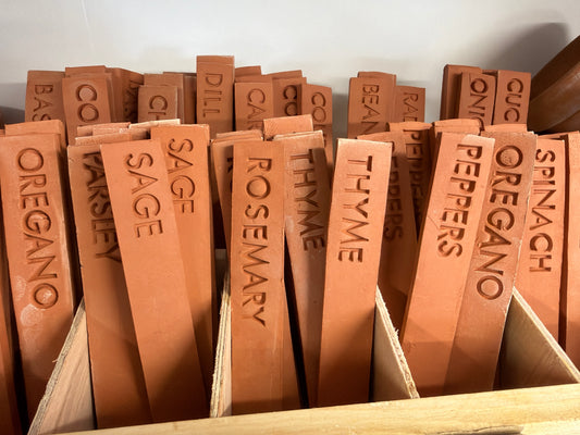 Terracotta Markers - Handmade in Flintshire
