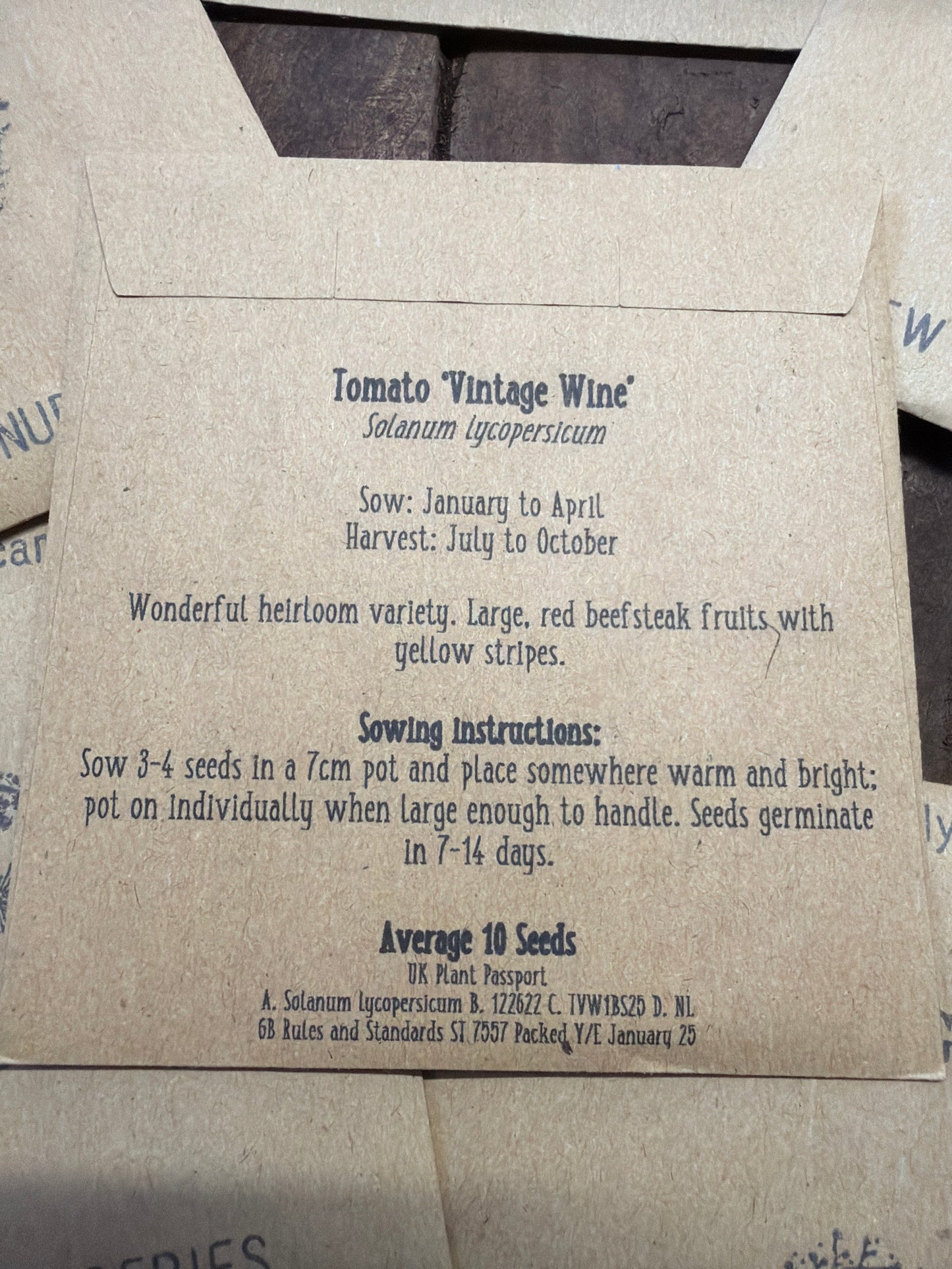 Seed Packs - New Leaf Nurseries (North Wales)