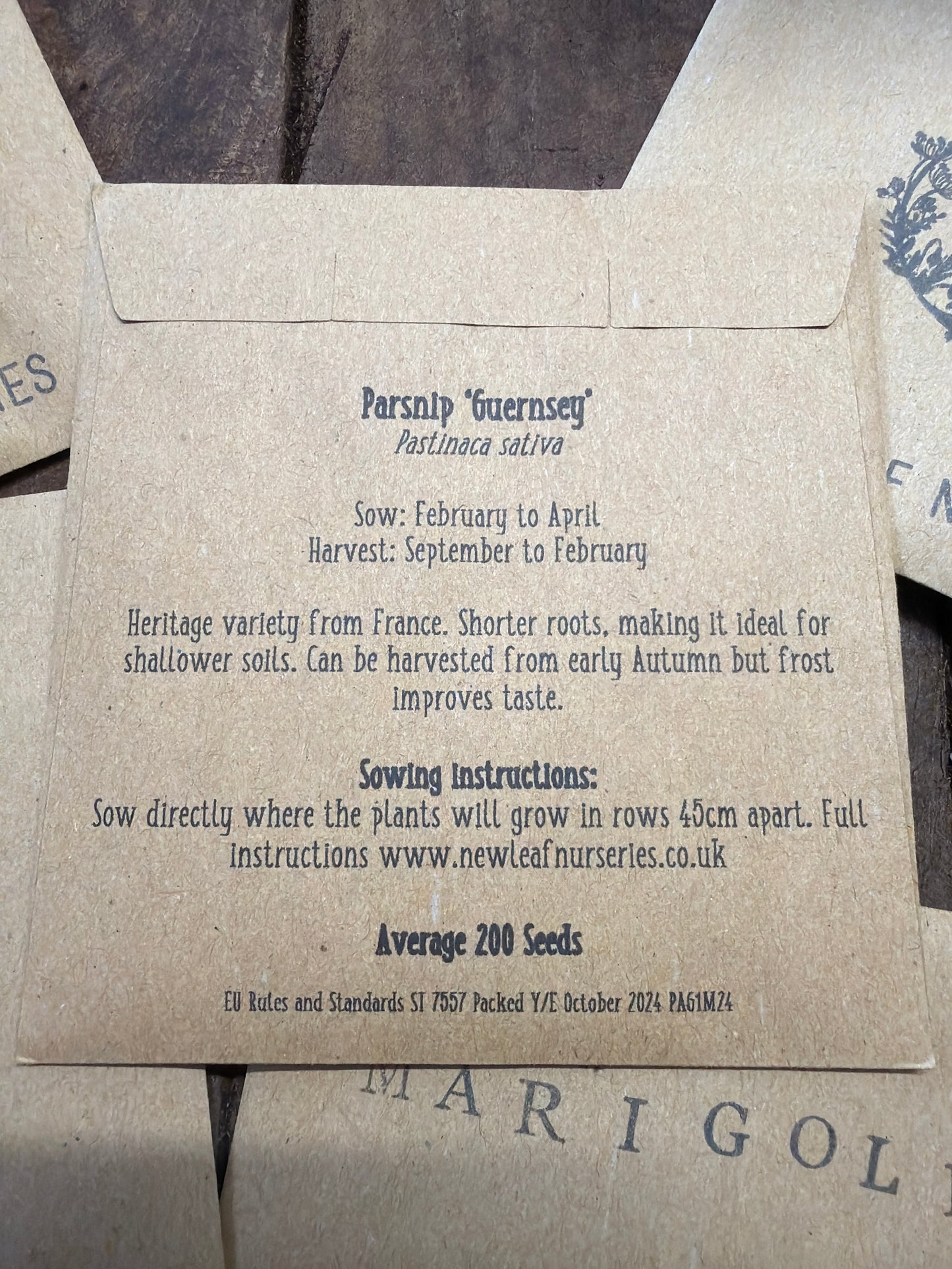 Seed Packs - New Leaf Nurseries (North Wales)